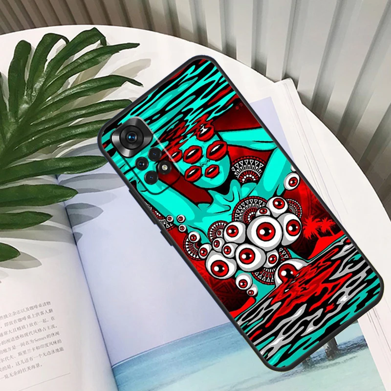 حافظة فنية تريبي مخدر ملونة لهاتف Xiaomi Redmi Note 13 Pro 10 11 12 14 11S 12S حافظة لهاتف Redmi 15C 12C 13C 14C 10C 15