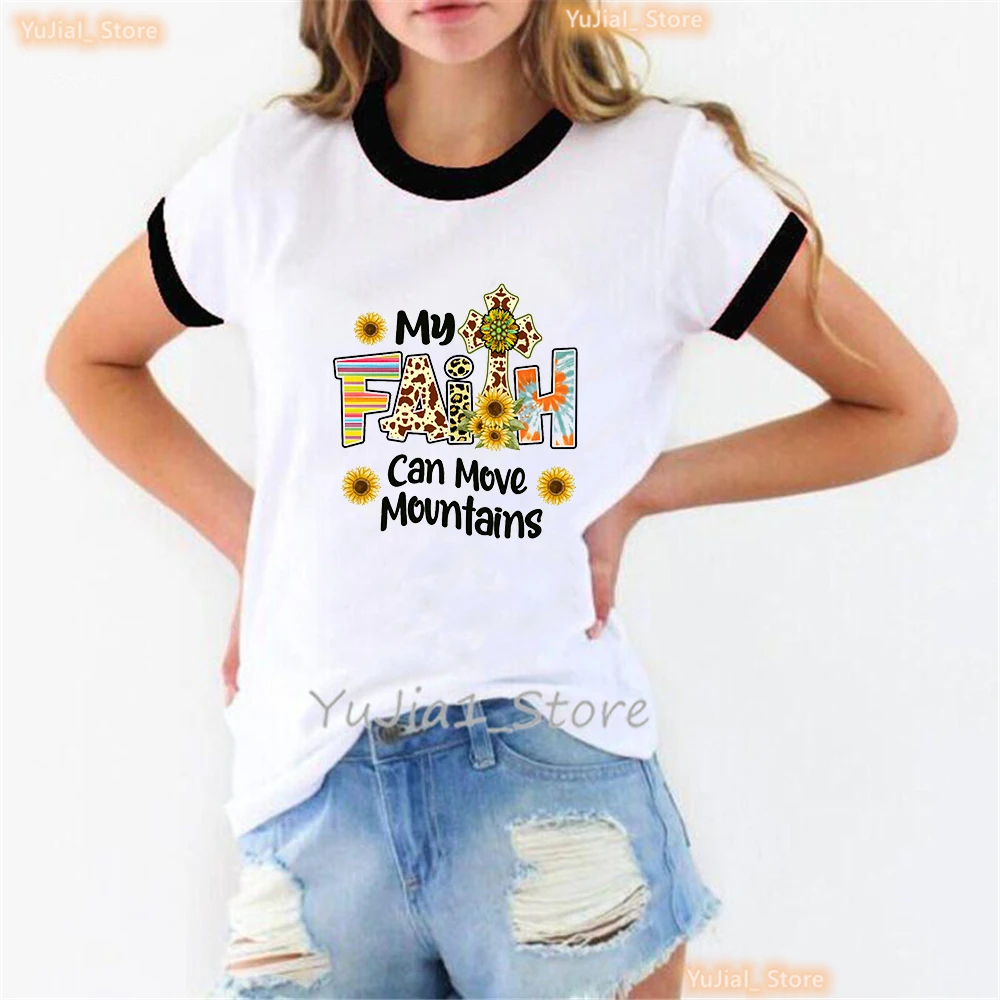 Jesus I Can'T Even Walk Without My Hanb Graphic Print T Shirt Girls Funny White Casual Tshirt Women Summer Short Sleeve T-Shirt