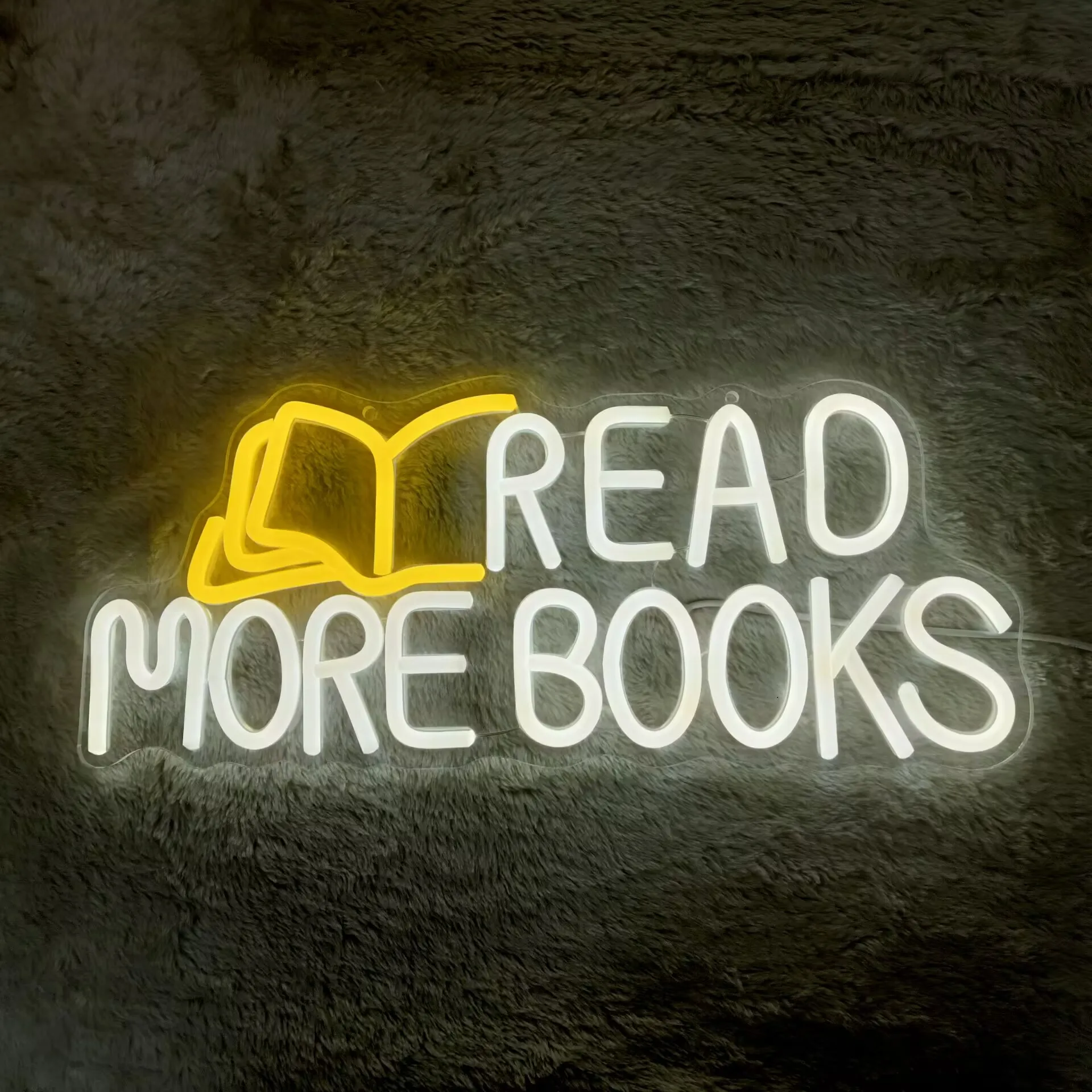 Lectar más libros, letrero de luz de neón, letrero de neón LED regulable USB para dormitorio, sala de estar, Club, Bar, hombre, cueva, regalos de fiesta, decoración de pared