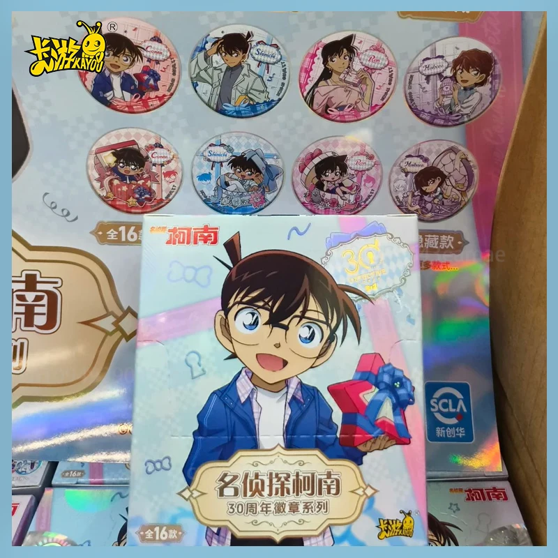 

KAYOU Genuine Detective Conan Card 30th Anniversary Goods Badge Package Million Dollar Pentacle Anime Collection Cards Toys Gift