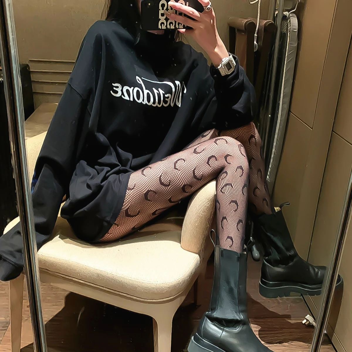 

Fishnet Moon Mesh Lolita Comfy Anti Snag Net Socks Cosplay Dancers Big Size Youthful Roleplay Pantyhose Female Streetwear