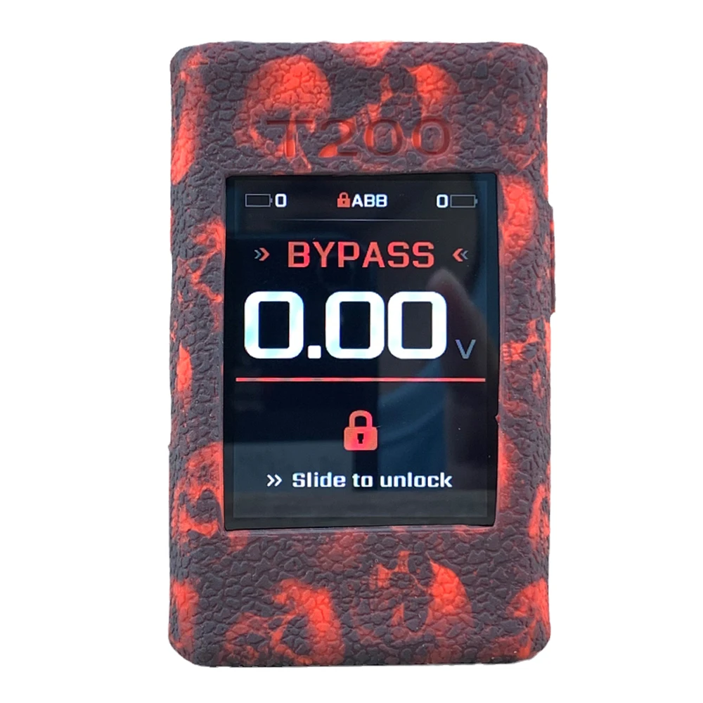 سيليكون الملمس الجمجمة رئيس الحال بالنسبة Geekvape ، ايجيس T200 طقم عصري ، غطاء كم الجلد ، هلام التفاف هلام