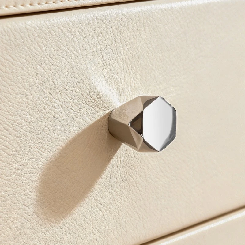 Creative Unique Hexagon Knobs for Furniture Children's Room Decoration Handles for Cabinets and Drawers Shoe Cabinets Pulls