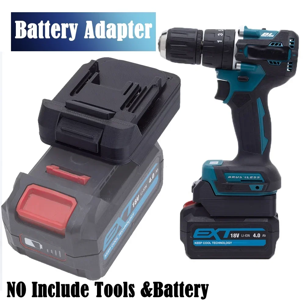 Adaptador para Bateria de Lítio Erbauer Ext 18v Conversor para Makita 18v bl Conversor de Ferramentas Elétricas sem Fio sem Bateria