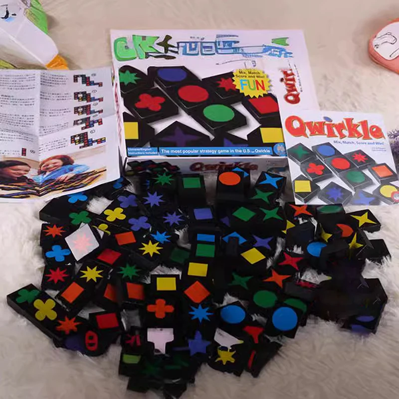 

Новинка! Рождественские подарки: развивающие деревянные шахматы Qwirkle для детей и взрослых, интерактивные игры для всей семьи.