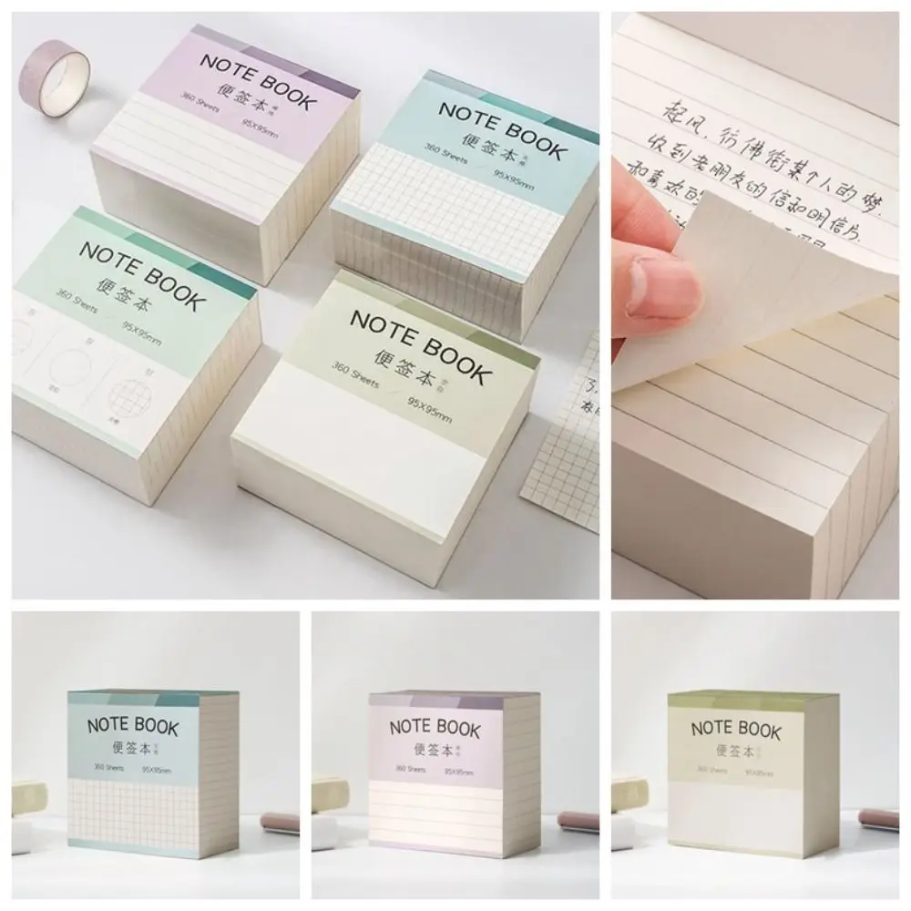 Korean Meaasge Paper Note Paper Memorandum Note Pads Note Pads Non-Sticky Thickness Memo Pads Student