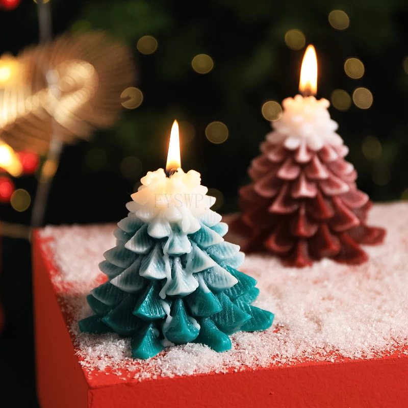 Valentine's Day Decorations Small Aromatherapy Candles Romantic Candlelight Dinner High-End Christmas Tree Candles