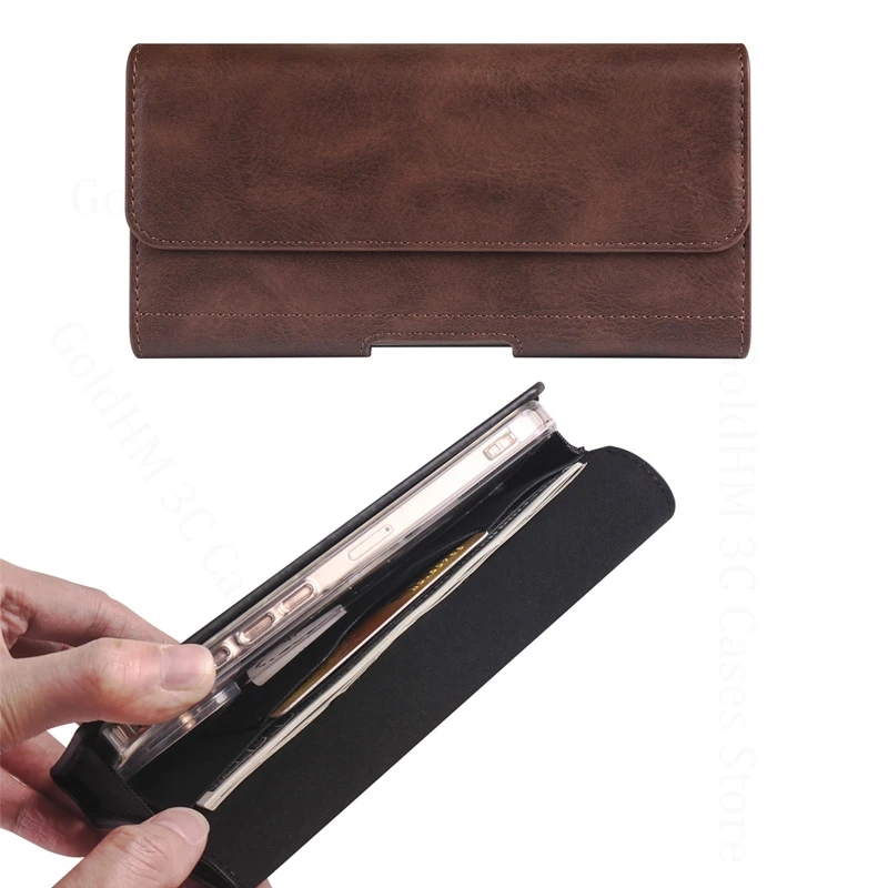 

For Honor 400 Smart 5G Waist Case Leather Phone Pouch For Honor 400 Pro 300 Ultra 200 Lite 100 90 GT Holster Belt Bag Flip Cover