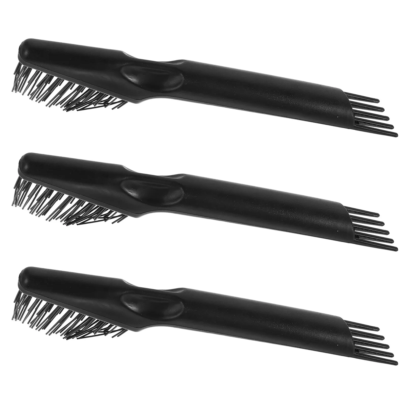 3Pcs Hairbrush Cleaning Tool Multi Functional Hair Removal Dust Remover Compact Portable Design for Salon Personal Use Efficient