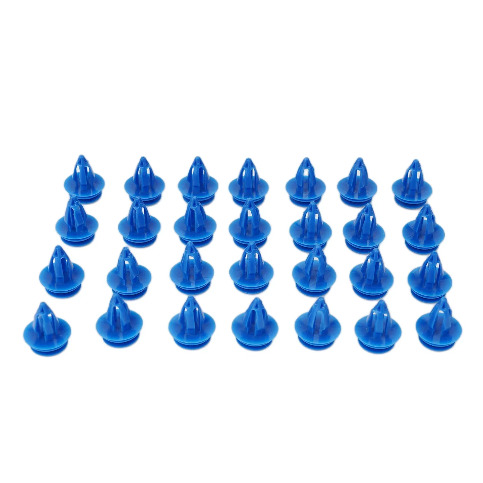 50pcs Outer Wheel Fender Curved Trim Clips Blue Nylon Car Wheel Arch Trim For Rover Evoque LR027255 Accessories
