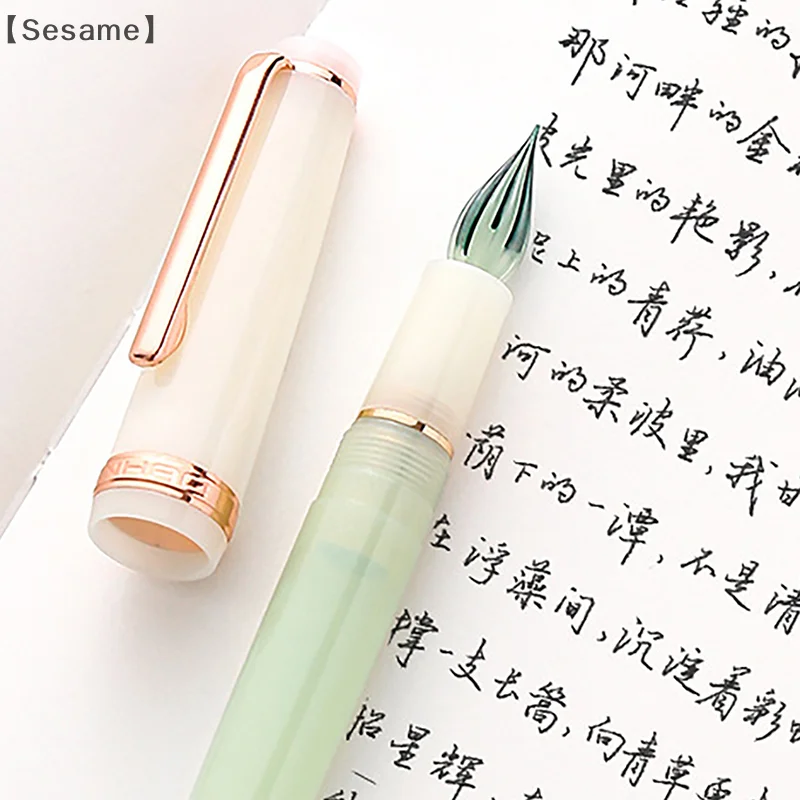 〔Sesame〕Glass Pen Nib Fit For Jinhao 82 Fountain Pen Dip The Pen Tip In Water Stationery Office School Supplies Writing Pen view 4