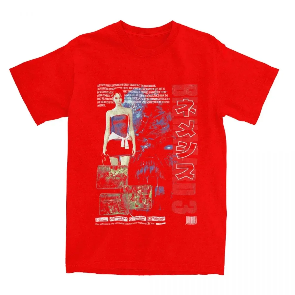 2025 الشر المقيم الشر BIOHAZARD 3 تي شيرت الرجال النساء الجدة القطن تيز س الرقبة قصيرة الأكمام تي شيرت هدية الملابس