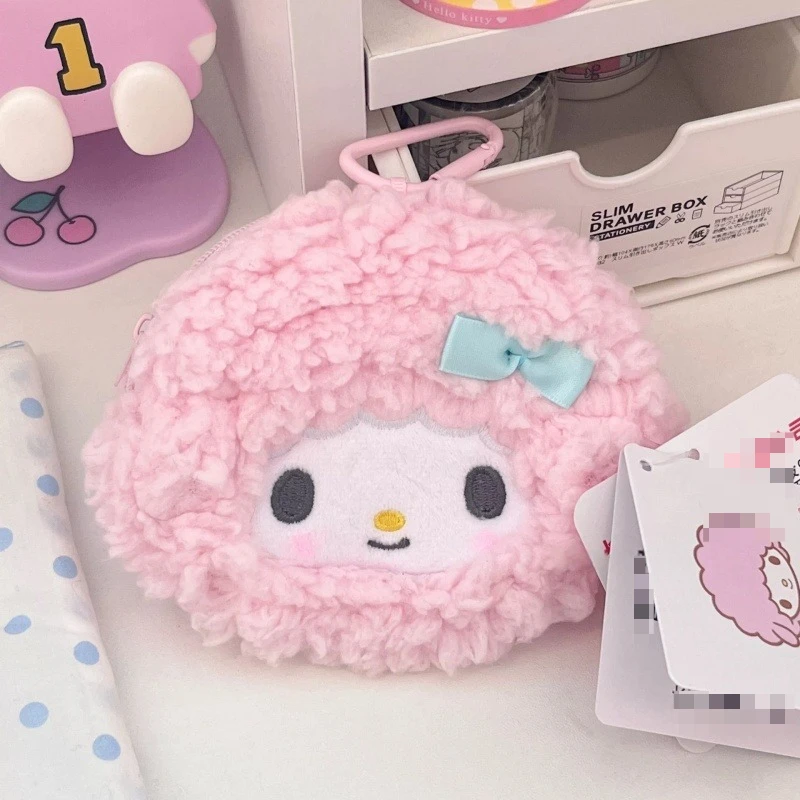 

Sanrios Cartoon My Sweet Piano Plush Keychain Coin Purse My Melody Backpack Pendant Plush Doll Accessory Bag Decoration Gifts