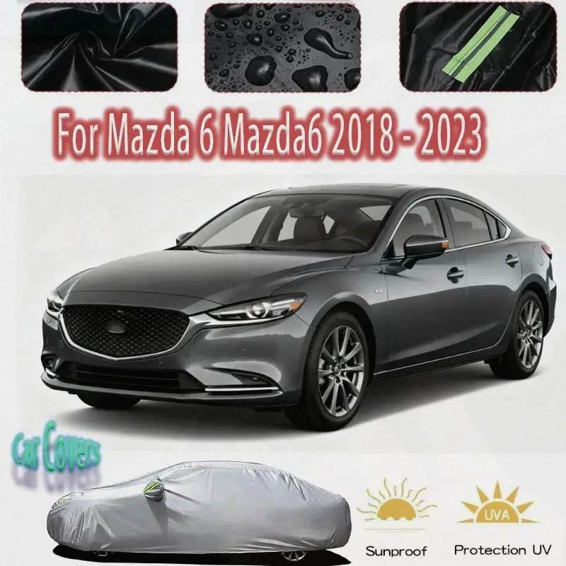 

For Mazda 6 2018-2023 Outdoor Protection Waterproof Dustproof Sunshade Snow Cover for Mazda 6 2018-2023 Car Covers