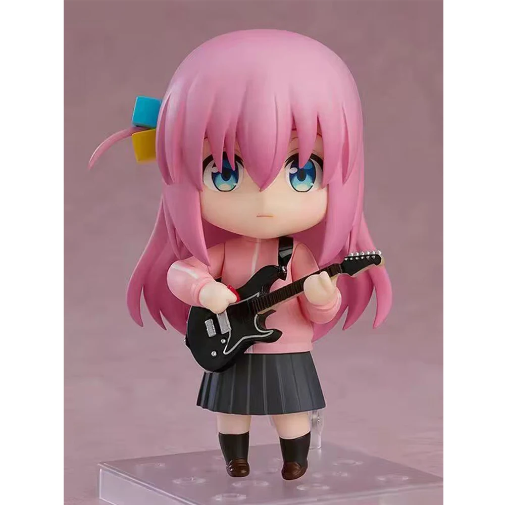 Figurka Anime PVC Śliczne Figurki Bocchi 4''/10cm Ruchome Stawy Kolekcjonerska Lalka Zabawki dla Dzieci Prezent Model 2069