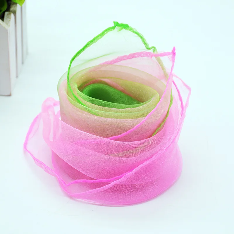 Candy Color Scarf Imitation Of Silk Performance Small Scarves Girl Dance Scarves Handkerchief Small Square Towel