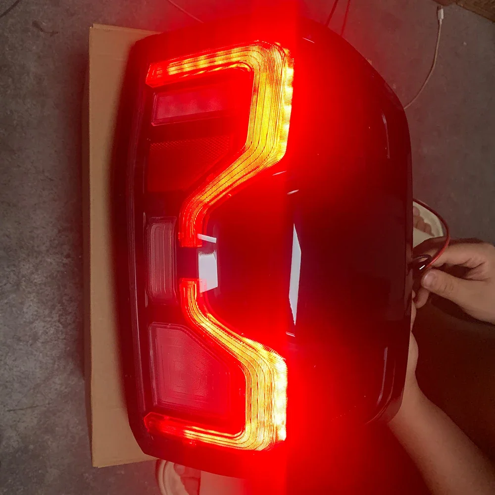 LED TAIL LAMP REAR BRAKE LIGHTS REVERSE TURNNING SIGNAL TAIL LIGHT FOR RANGER T9 2023 CAR REAR LAMPS MODIFIED TAILLIGHT ASSEMBLY