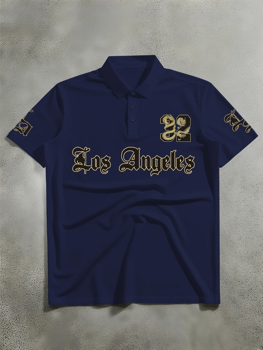 Polo pour homme style rétro av - Street Fashion Los Angeles avis et prix