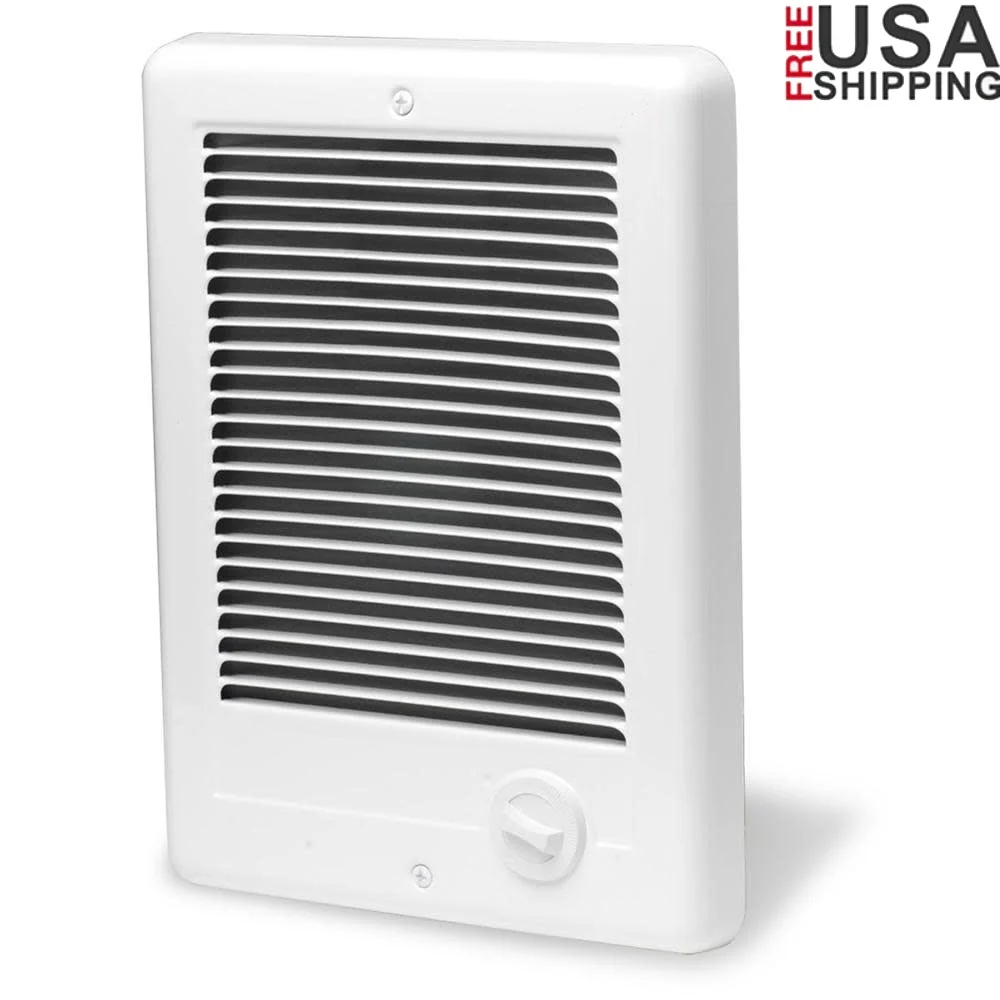 

Электрический настенный обогреватель 3415 БТЕ, система принудительного воздушного отопления в помещении, дистанционное управление, внесенные в список UL, функция безопасности, отопление 175 кв. футов