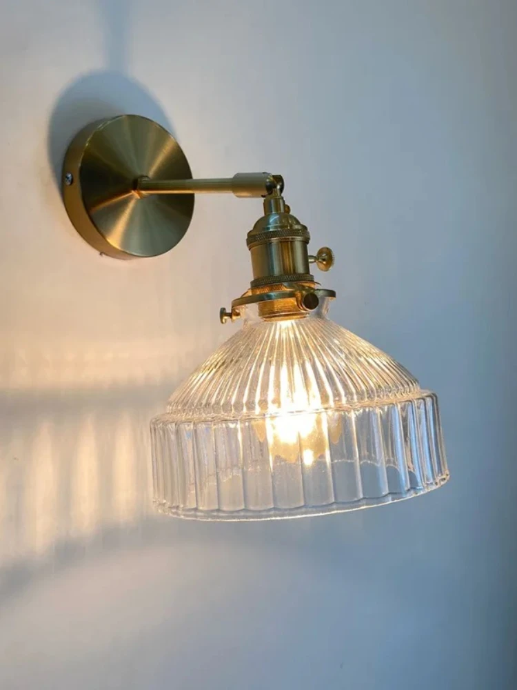 Nordyckie oświetlenie osobowości do salonu, dekoracja ścienna, szkło zielone, sztuka, czysta, świeża powietrze, lusterko do przedpokoju, reflektor, lampka nocna do sypialni. — 2
