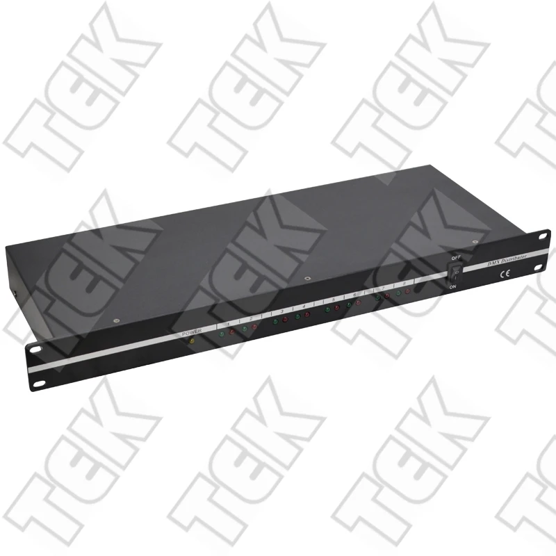 

8-Way Output DMX Distributor with 1 Input for Gathering Party Nightclub Show Event Entertainment Stage Disco Lighting Controller