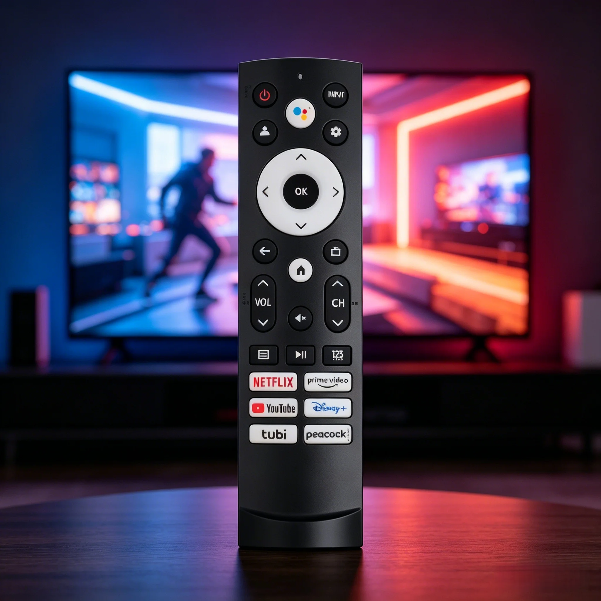 Zamiennik pilota głosowego ERF3M90H do telewizorów Hisense Google Android Vidaa 4K UHD ULED Smart TV — zdjęcie produktu 2