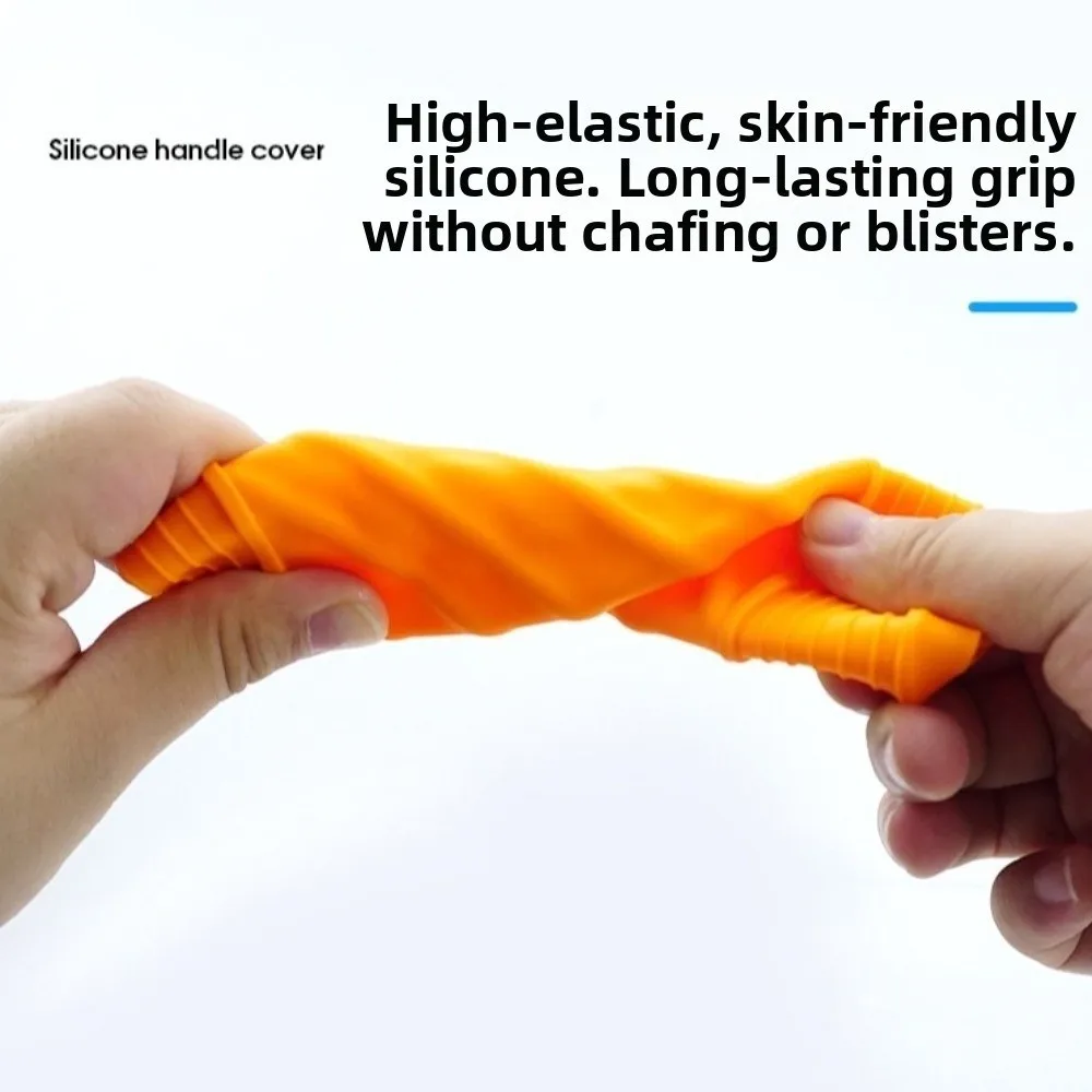 Silicone Pickleball Paddle Grip Cover Non-Slip Sweat Absorbing Pickleball Grip Sleeve Replacement Reusable Racket Handle Sleeve