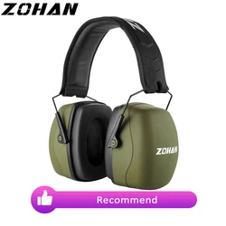 ZOHAN Earmuffs ความปลอดภัยยิงเครื่องป้องกันหู Passive Earmuff Hearing ป้องกันลดเสียงรบกวน SNR 35dB สำหรับปืนช่วง