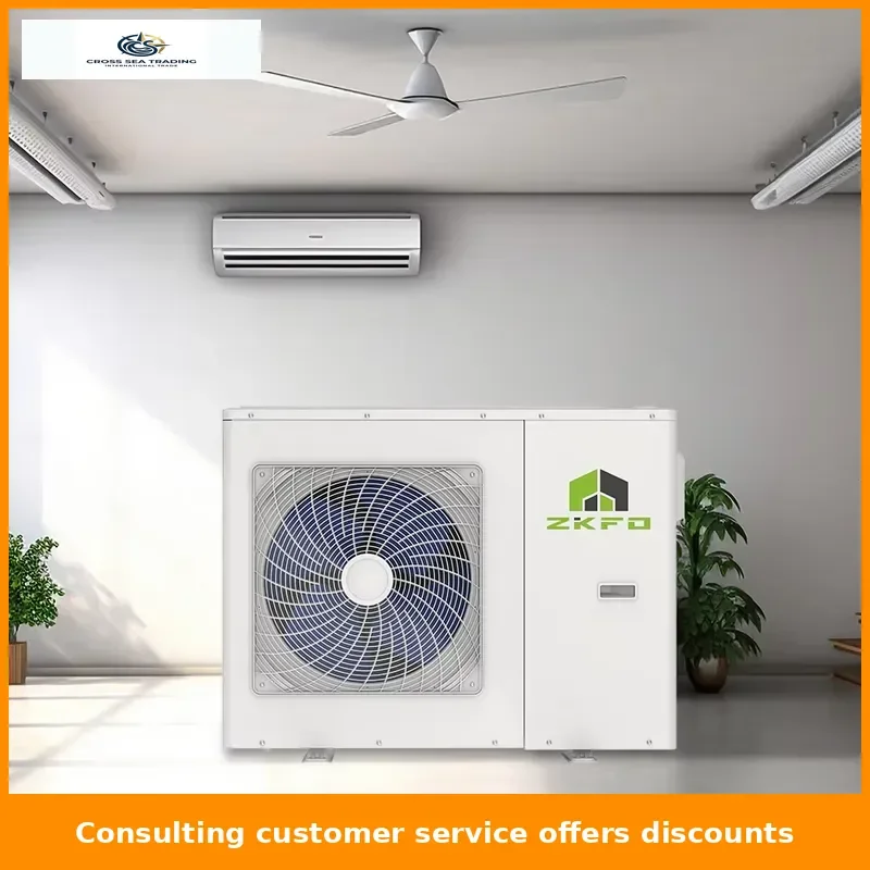 Energy-efficient low-temperature air-to-water heat pump with R32 DC inverter technology 10 kW suitable for hotels and outdoor