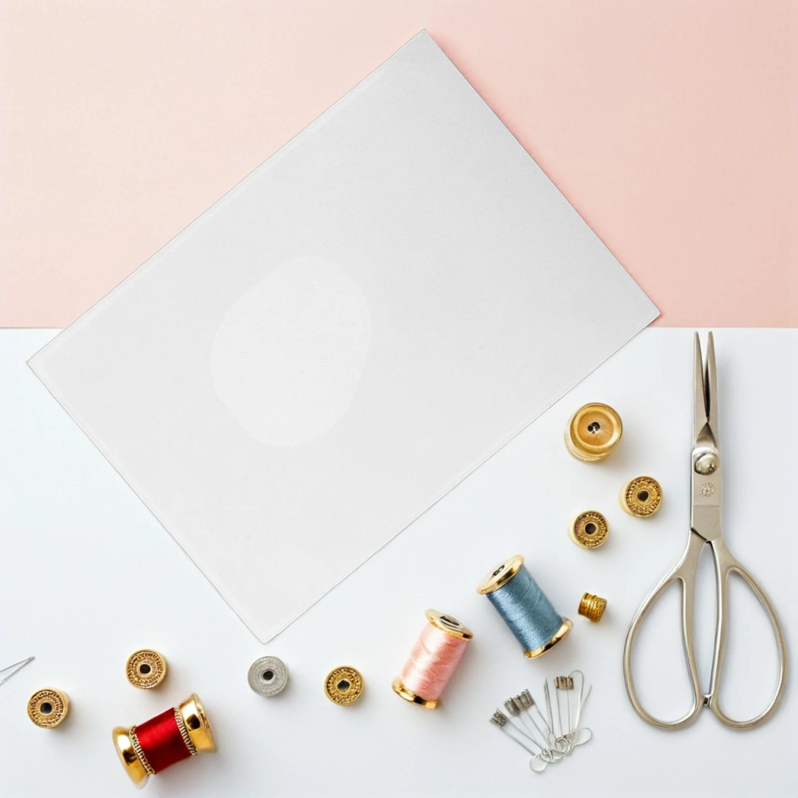 

9Pcs Water Soluble Embroidery Stabilizer Sheets Self Adhesive Non Woven Fabric Wash Away Backing Paper for Machine Hand Sewing