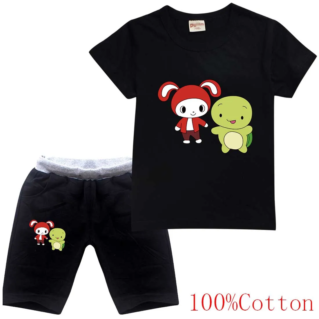 JJ Mikey Maizen-Conjunto de ropa para niños y niñas, camiseta de verano, pantalones, trajes deportivos informales, 2 piezas, Maizen JJ, chándal