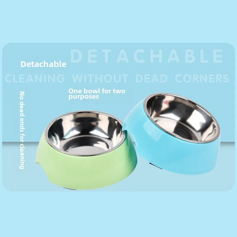 Stainless Steel Dog Bowl Small Round Food Set Cats Dogs Pet Supplies Feeders Bowl Easy To Clean Products Accessories Cat Bowl