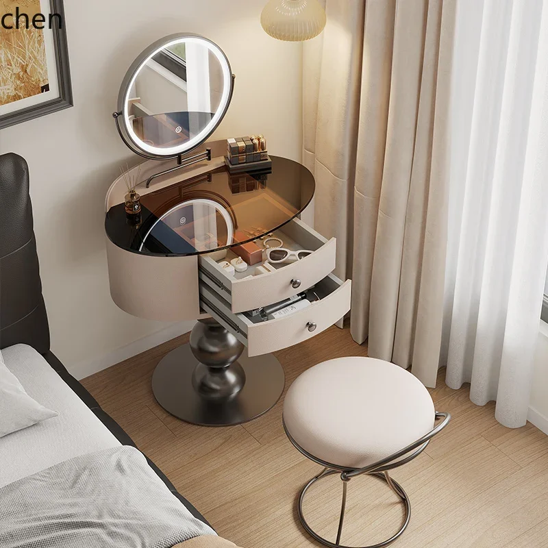 

HXL Solid Wood Mini Dressing Bedroom Makeup Table Makeup Desk