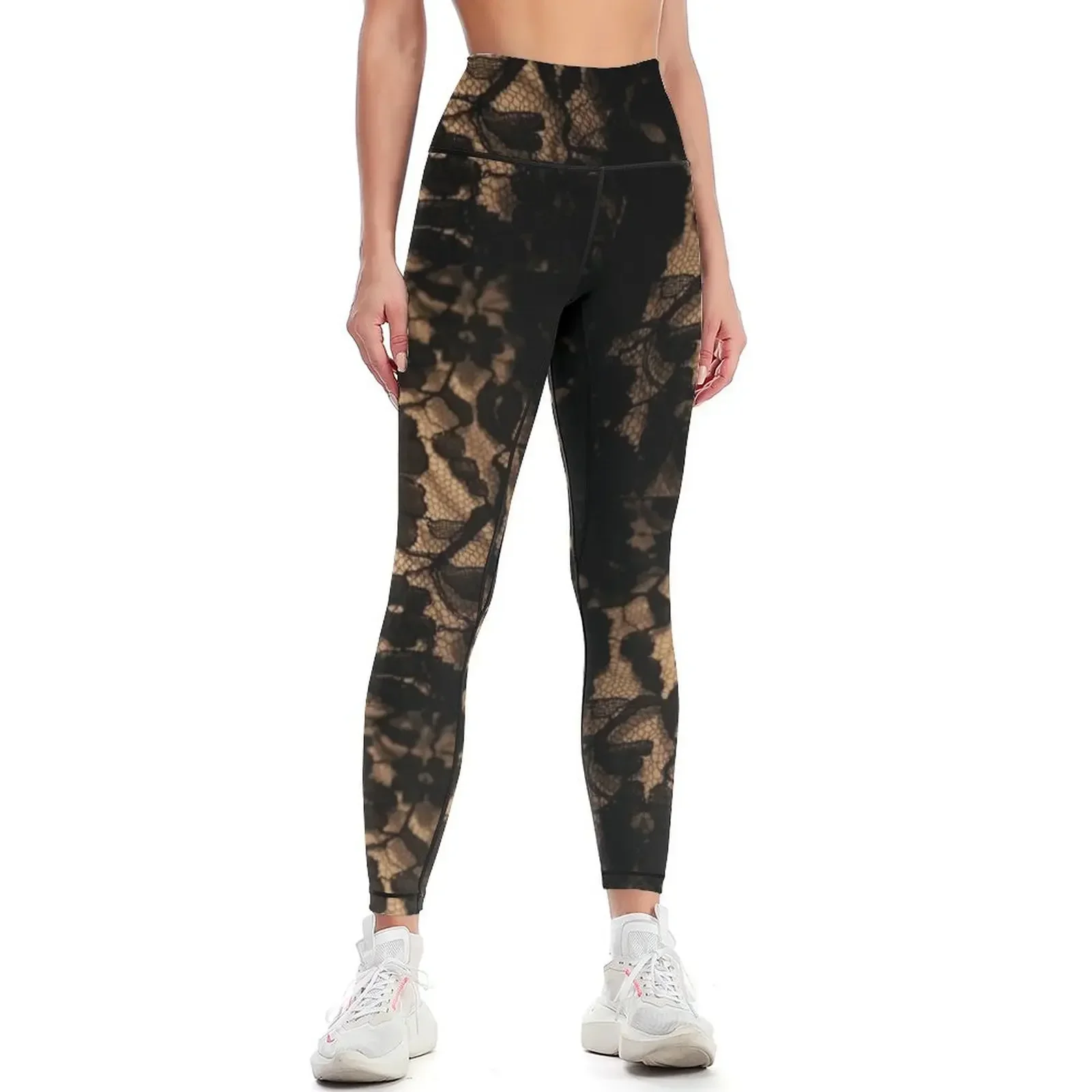 

Black Lace Leggings for girls Women's sports pants Women's trousers Female legging pants Womens Leggings