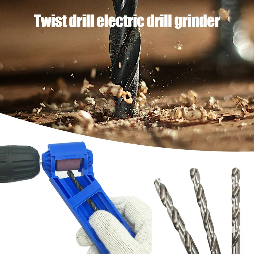 2.0-12.5mm Drill Grinding Machine Portable Corundum Grinding Wheel Drill Bit Sharpener Kits Grinder Powered Tools