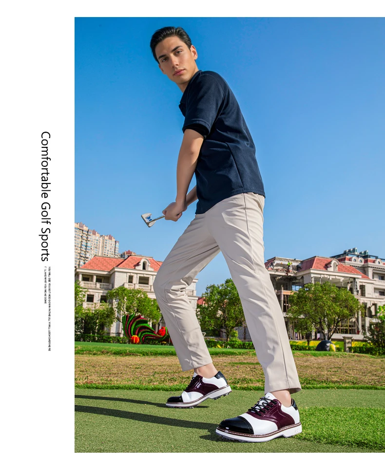 2026 Neue Professionelle Herren-Golfschuhe mit Spikes Wasserdicht Atmungsaktiv Rutschfest Bequeme Outdoor-Sport-Golf-Sneaker – Detail 19