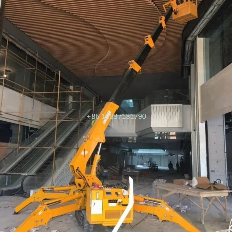 3 5 Ton Mini Spider Crane Small Work Site Widely Using Mini Crawler Spider Crane Telescopic Lift Platform Spider Crane Supplier