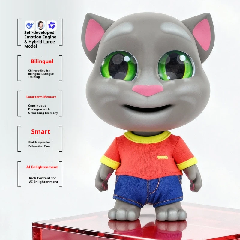 Robot Kids Toy Bilingual Chinese English Dialogue Companion Long Term Memory For Boys Girls Birthday Gift