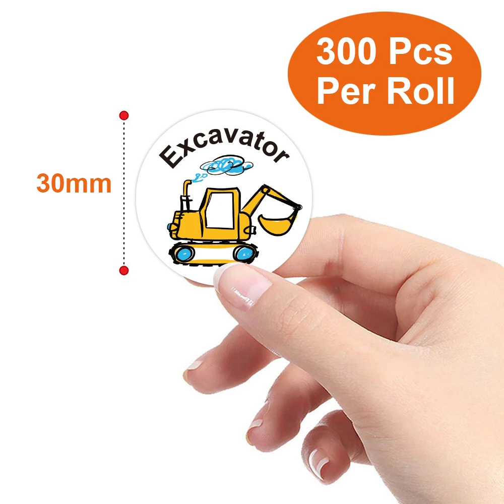 Smile Face Sticker Kinderen Beloning Sticker Gele Stippen Labels Vrolijke Dieren Sticker Kinderen Speelgoed School Leraar Student Briefpapier