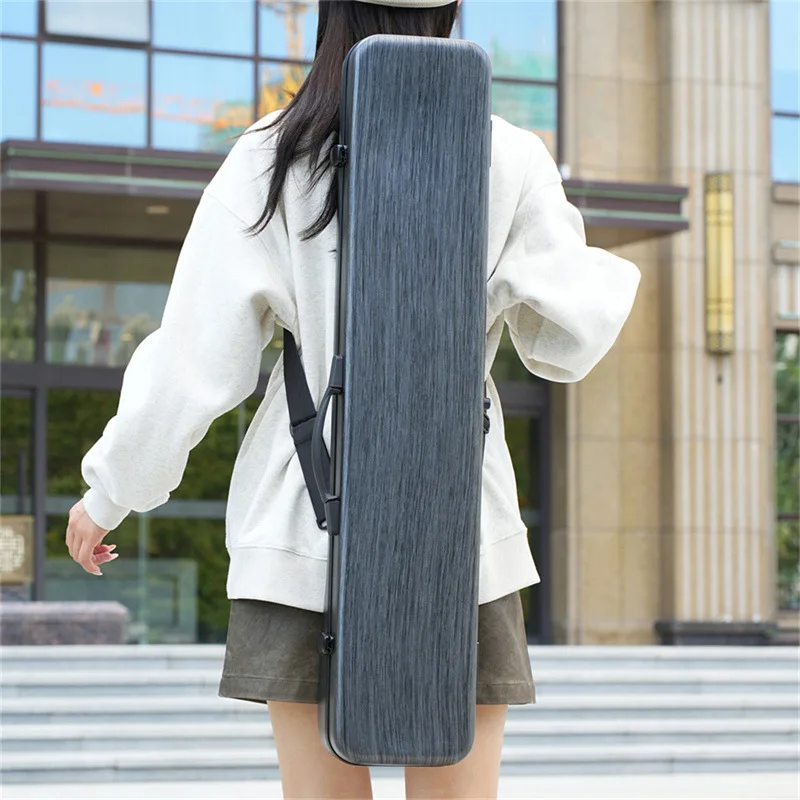 PVC Erhu Storage Box Thickened Drop-proof Shockproof Waterproof Portable Shoulders Erhu Case Musical Instrument Accessories