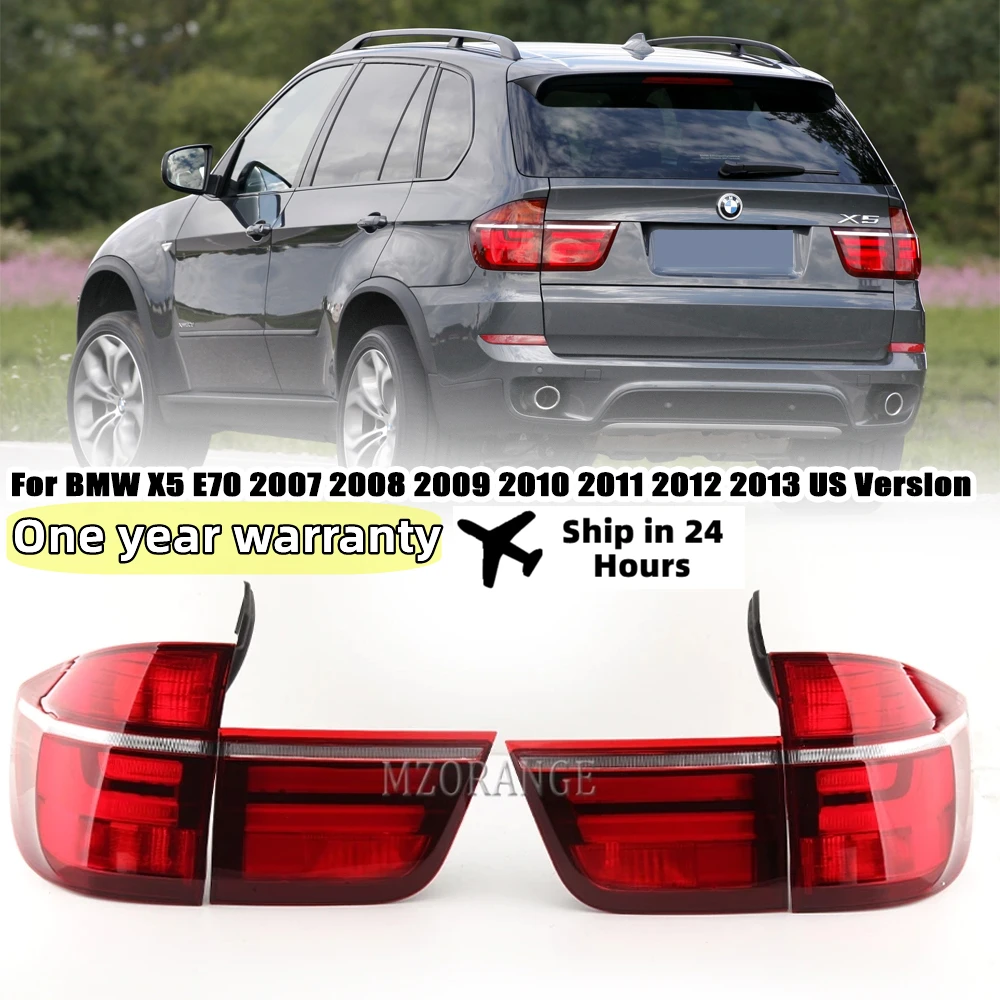 

Tail Light For BMW X5 E70 2007 2008 2009 2010 2011 2012 2013 US Turn Signal Warning Reflector Rear Brake Lamp Car Accessories