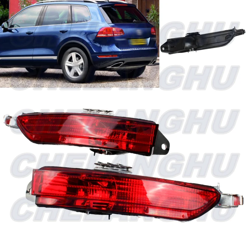 For VW Touareg 2011 2012 2013 2014 Rear Bumper Reflector Light Lamp Car accessories 7P6945701D 7P6945702D