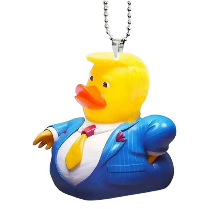 Swinging Car Ornament Acrylic Cute Swing Duck Car Pendant Window Pendent Car Interior Accessories For Home Backpack Car Vehicle