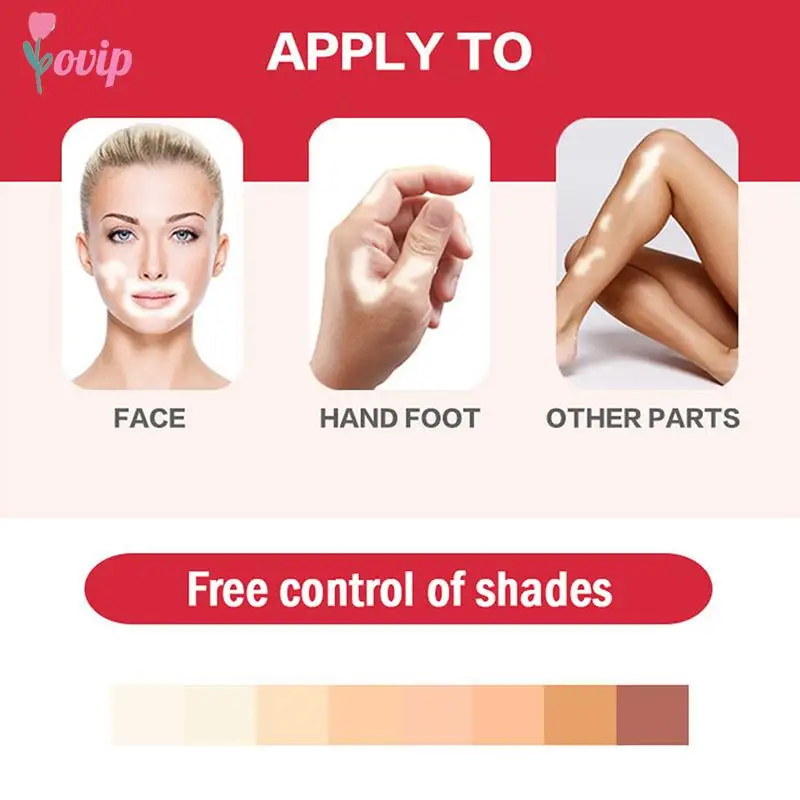 Vitiligo Cover Pen Narben Muttermale wasserdichte weiße Flecken Tarnung Make-up Stift