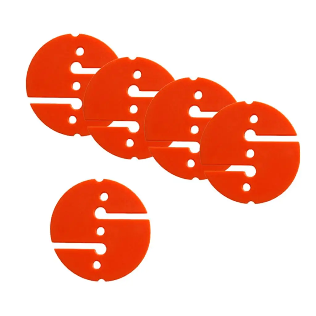 PVC Round Dive Line Arrow Marker Kit Compact Durable Accessory for Technical Underwater Cave Wreck Marking