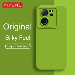For Xiaomi 13T Pro Case YIYONG Square Liquid Silicone Soft Cover For Xiaomi Mi 13 13T Xiomi Mi13T Pro Mi13 Xiaomi13T Phone Cases