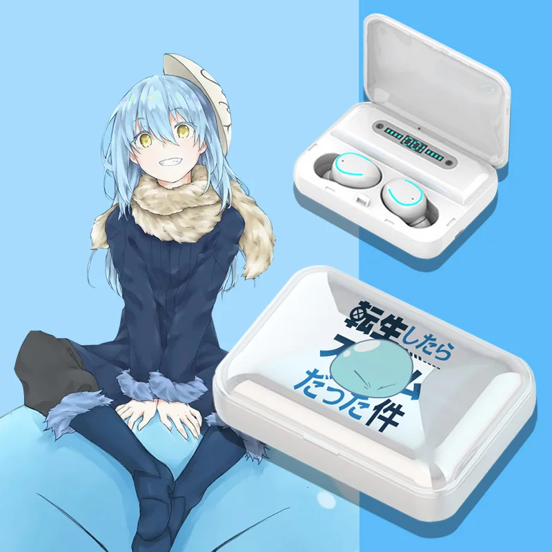 That Time I Got Reincarnated as a Slime Cosplay Set Bluetooth earphones For Android Wireless Earbuds Bluetooth 5.0 HD Anime Cos