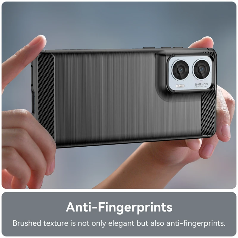 For Motorola S50 Neo Case Anti-knock Soft Silicone Carbon Fiber Back Cover For Moto S50 Neo Case For Moto S50 Neo Case 6.7 inch