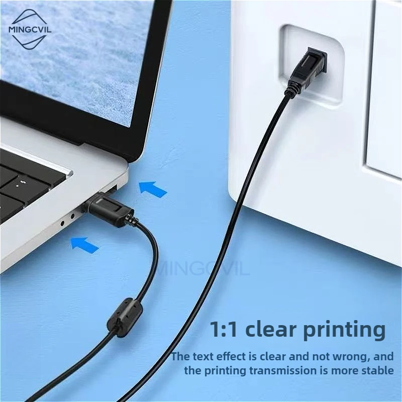 MINGCVIL USB High Speed 2.0 A To B Male Printer cable For Samsung Hp Epson Printer Cord usb printer cable - Image 3