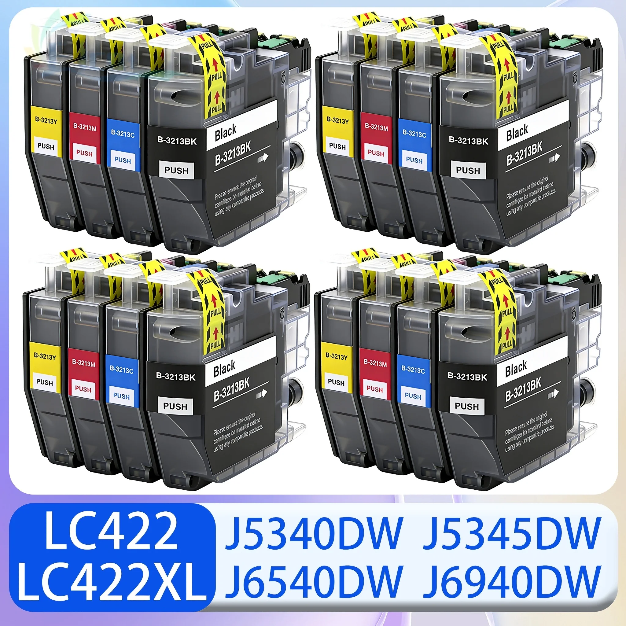 

Для Brother LC3213 LC3211 картридж, совместимый с принтером Brother DCP-J572DW J772DW J774DW MFC-J491DW J497DW J890DW J895DW